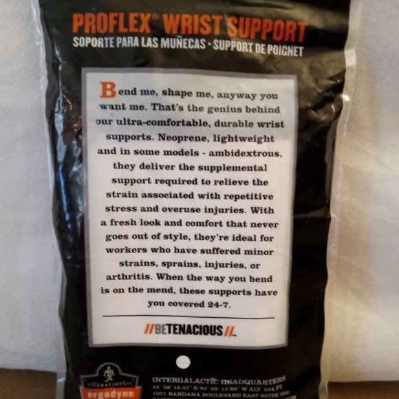 Ergodyne - 16623 ProFlex 675 Ambidextrous Double-Strap Wrist Support - Picture 4 of 5